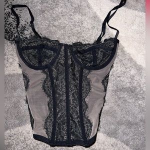 Urban outfitters Out From Under Modern Love Corset top, Black